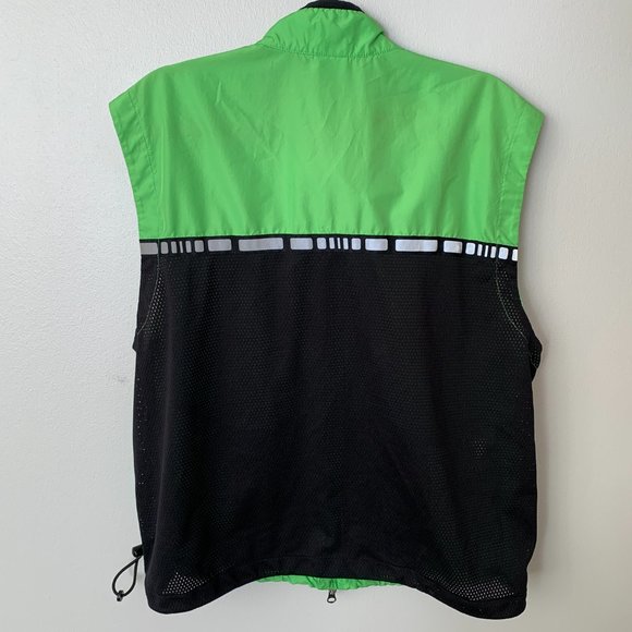 ✔︎ Nike Vintage 90s Lime Green Vest - Picture 2 of 7